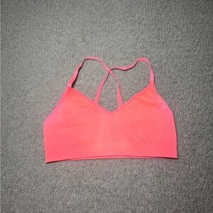 Good American | Neon Orange Sports Bra | Small